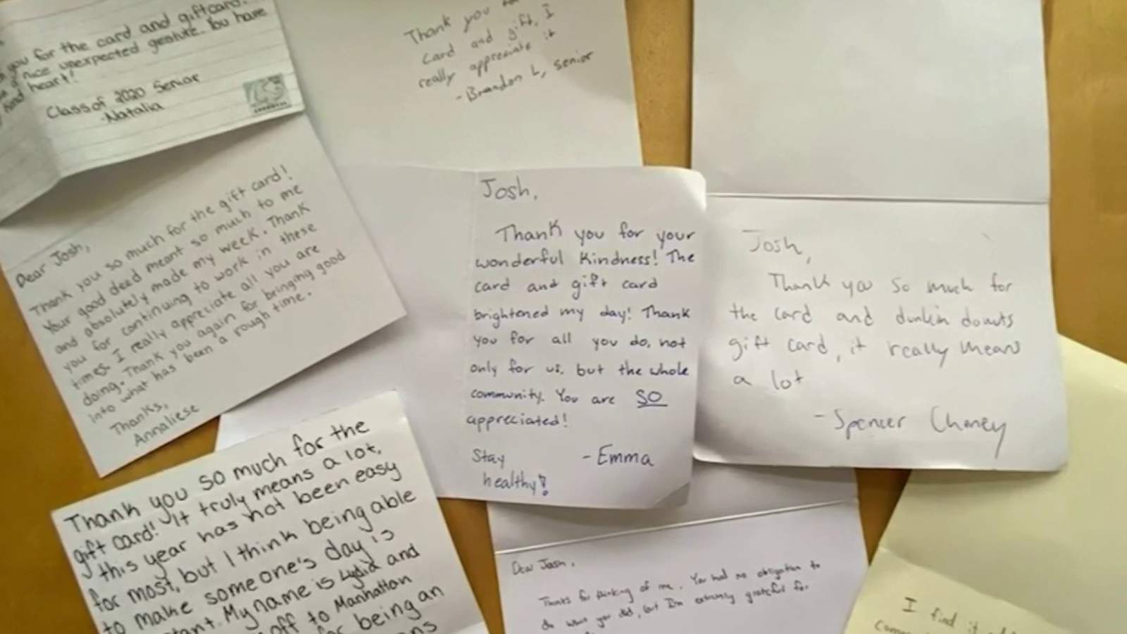 New Hampshire mail carrier delivers heartwarming notes to graduating students on his route