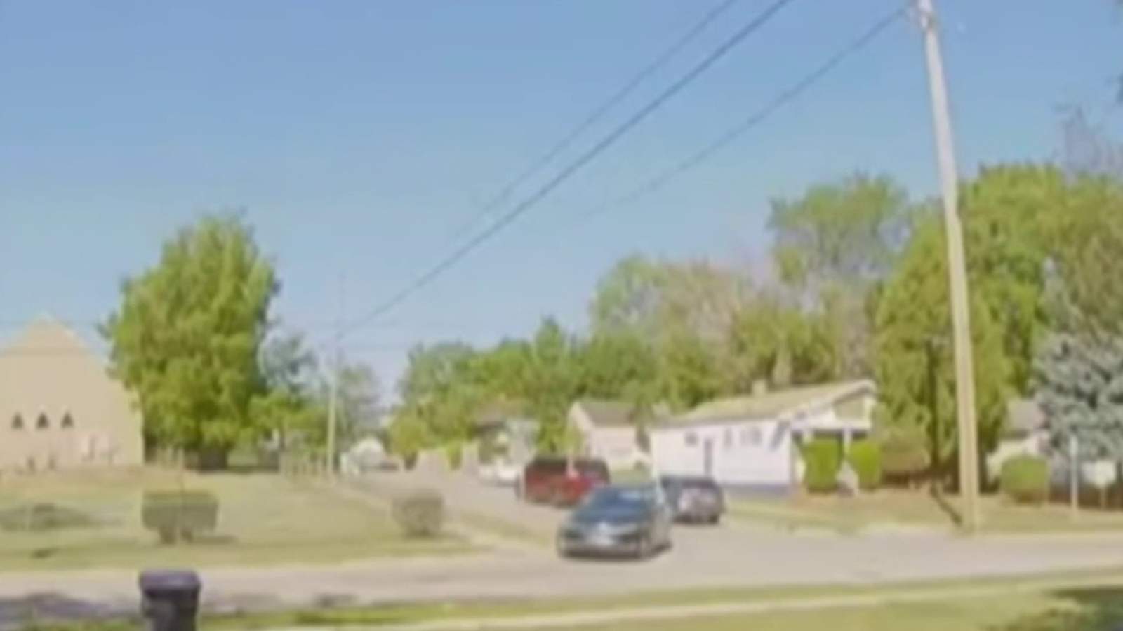 Drive-by shooting caught on home surveillance camera in Pontiac