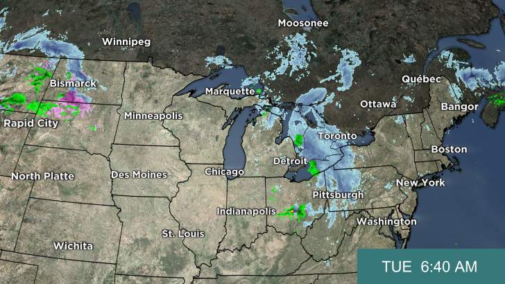 Metro Detroit weather: More snowflakes, but a milder start today