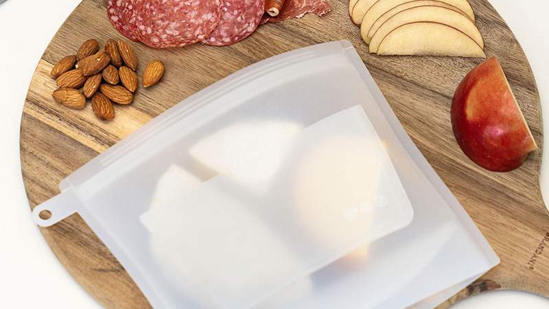 Ditch the plastic storage bags. The ZipBag is reusable and keeps food fresh longer