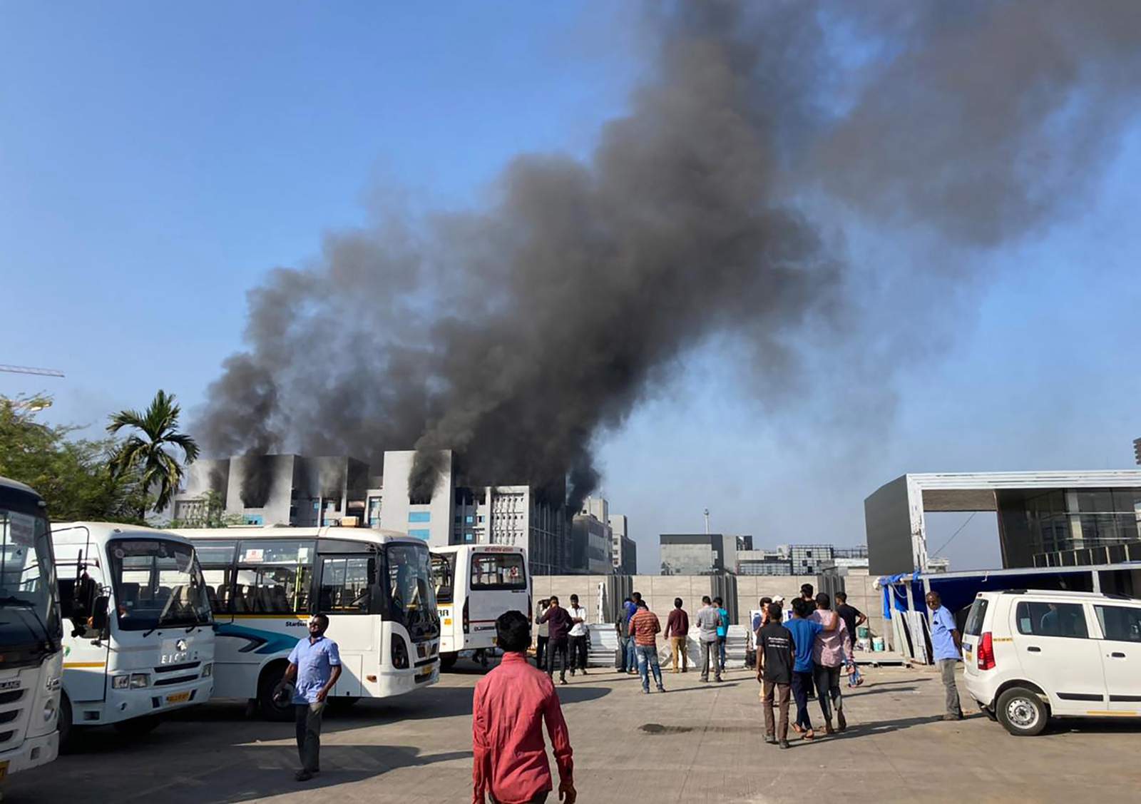 5 killed in blaze at Indian producer of COVID-19 vaccine