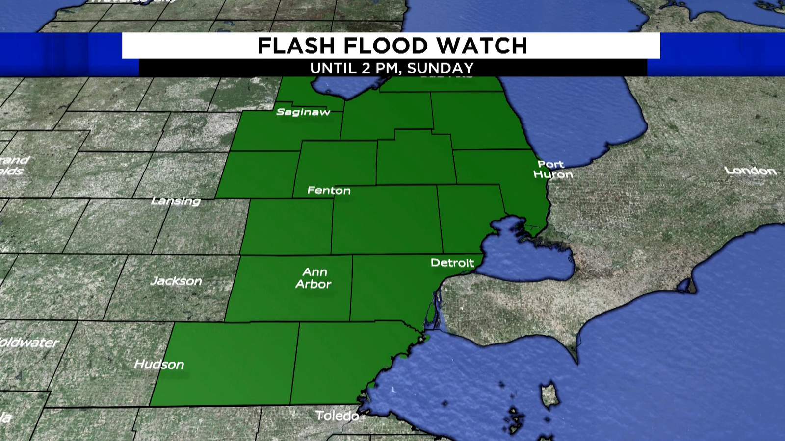 Metro Detroit weather: Flash Flood Watch with showers steadily increasing Saturday afternoon