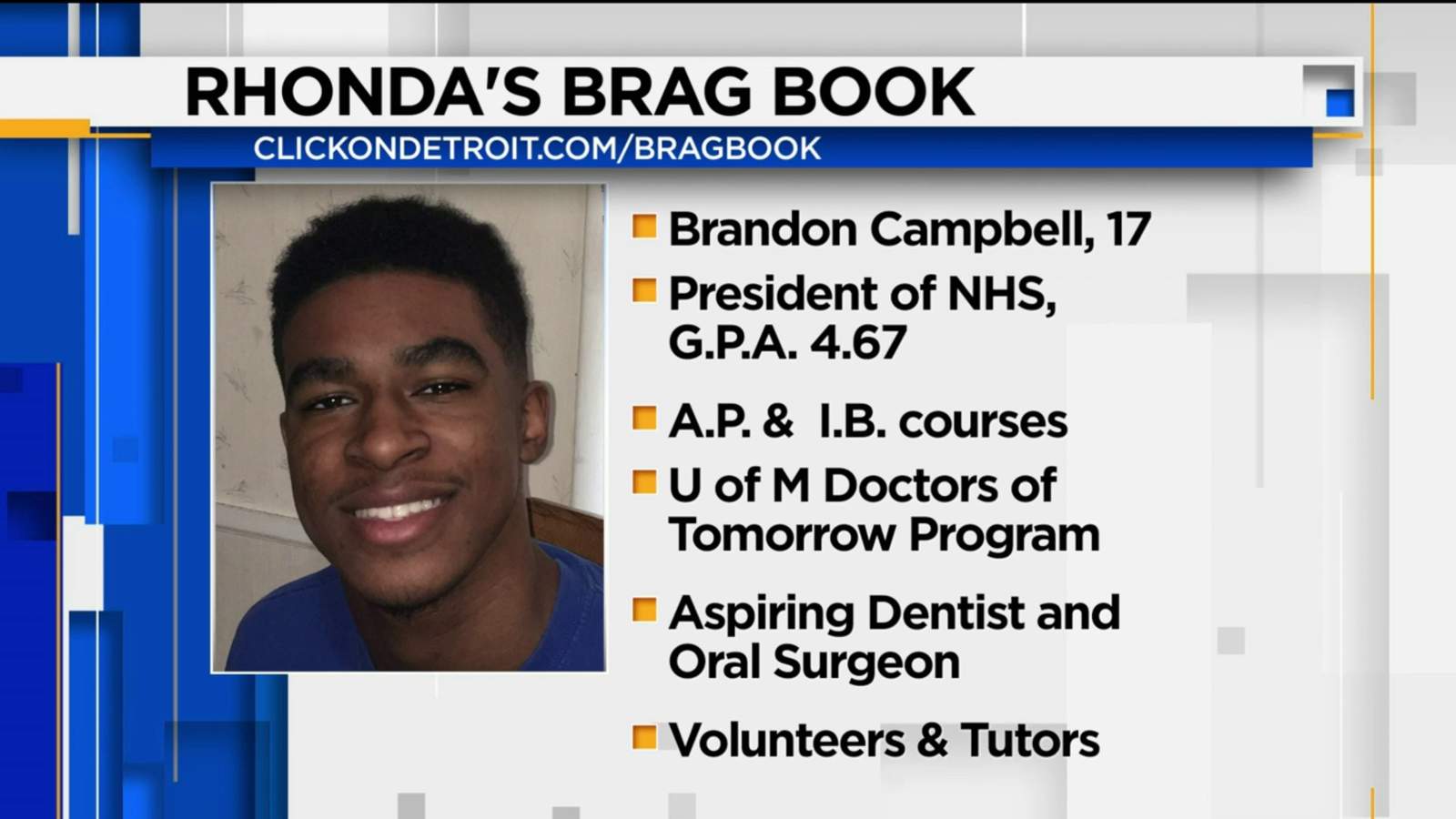 Rhonda’s Brag Book: Brandon Campbell