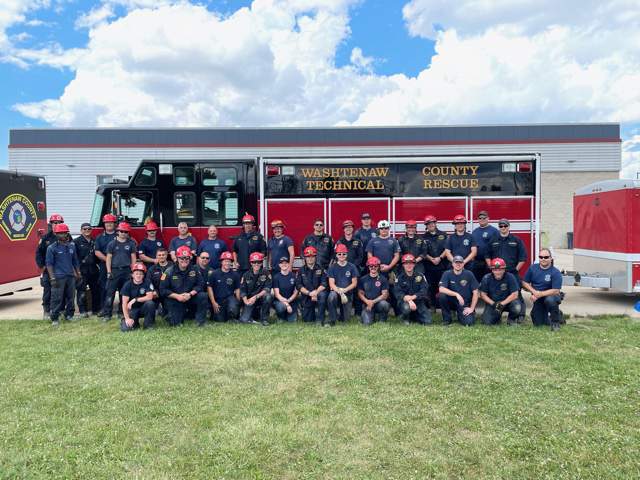 Washtenaw County firefighters undergo technical rescue training in Ann Arbor
