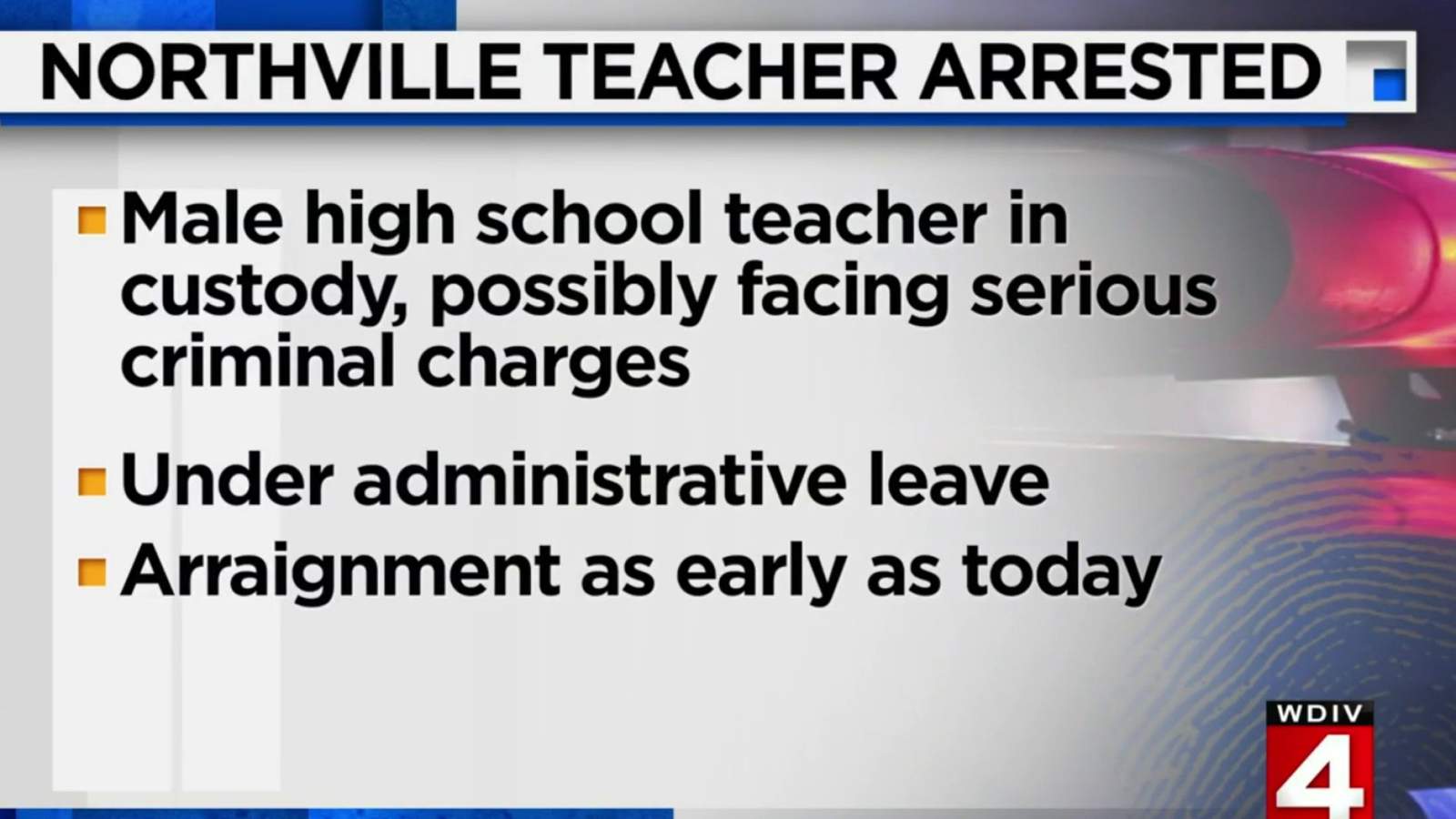 Northville Public Schools teacher arrested, faces ‘serious allegations’
