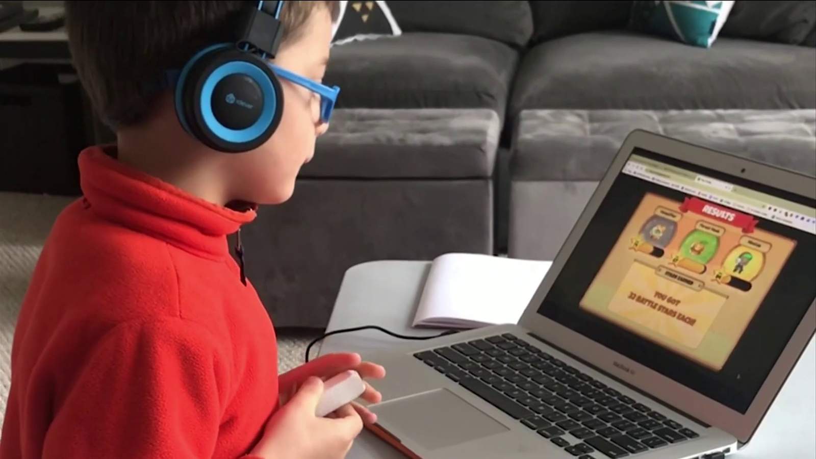 Virtual learning raises concerns about childrens vision