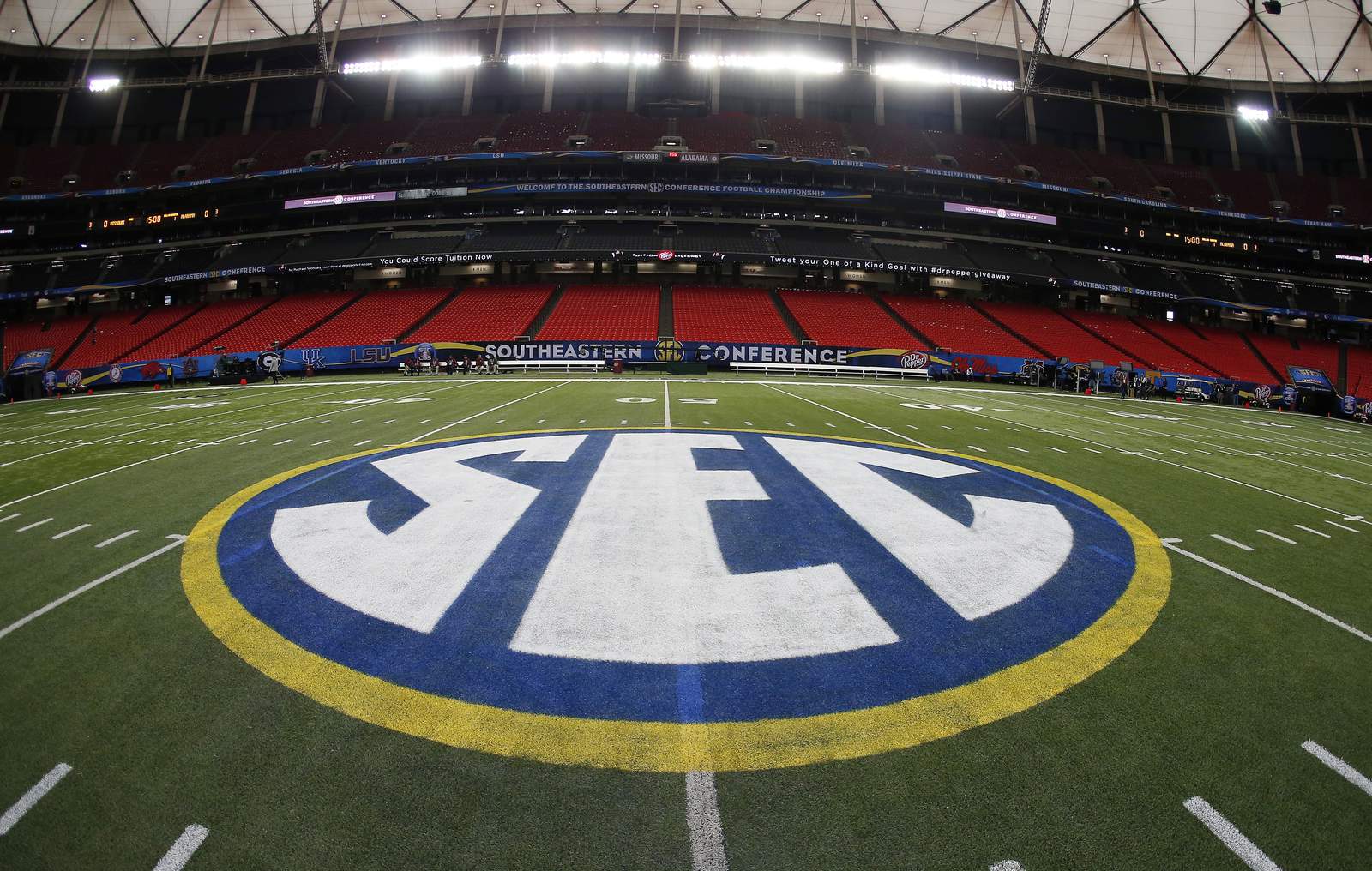 Virus postponements hit SEC, Big Ten; 8 games across FBS