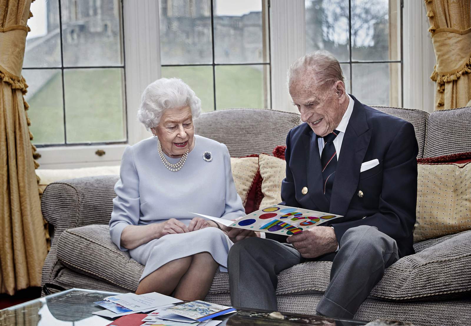Queen Elizabeth and Prince Philip celebrate 73rd anniversary