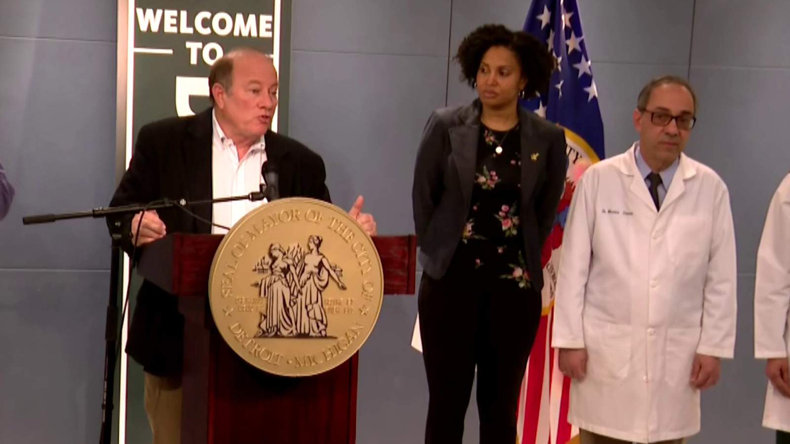 Detroit Mayor Mike Duggan announces changes in city services due to coronavirus
