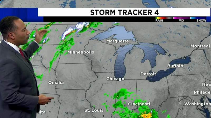 Metro Detroit weather: Mild Sunday night, increasing clouds but dry