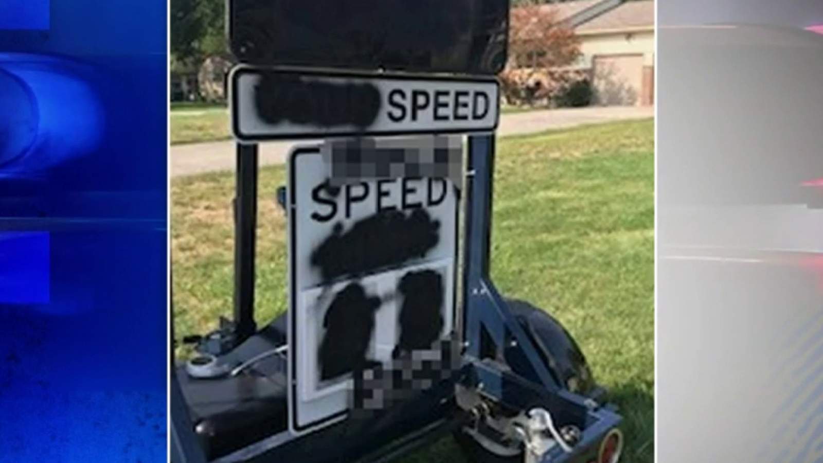 Macomb County Sheriff’s Office investigating after traffic radar trailer vandalized