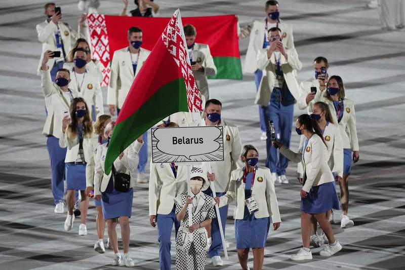 Olympics Latest: Belarus runner says team forcing departure