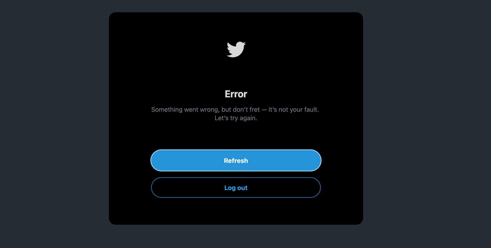 Twitter users experiencing login errors: ‘It’s not your fault’