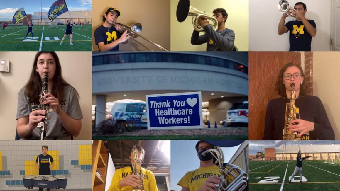 Watch Michigan Marching Band’s first-ever digital show