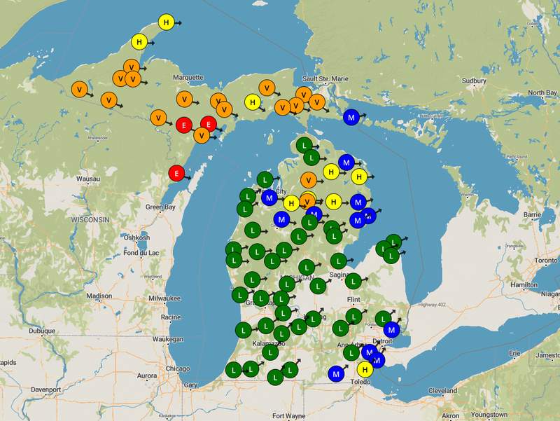 Fire danger rises in parts of Michigan as hot, dry weather continues