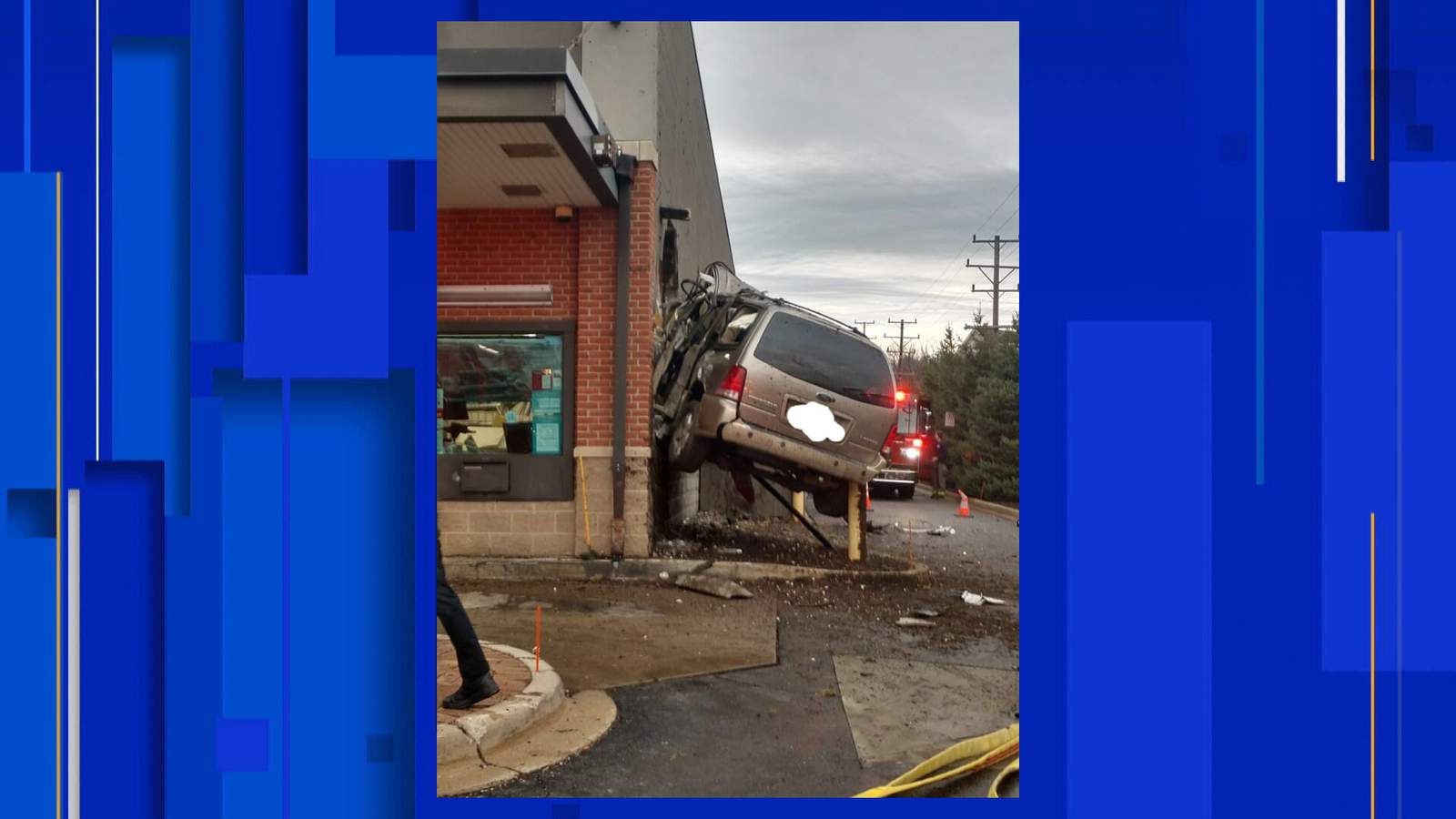 A vehicle crashed into an Ann Arbor Walgreens on Dec. 23, 2020.
