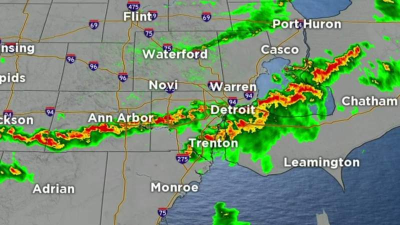 Metro Detroit Weather Forecast June 25 21 11 P M Update