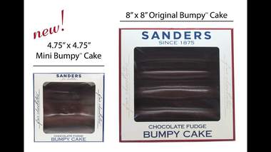 Sanders Adds Mini Version Of Famous Bumpy Cake
