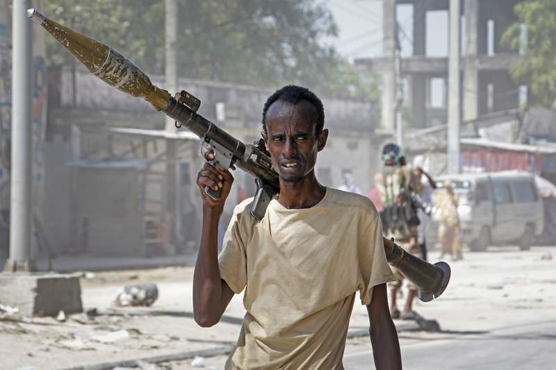 Gunfire erupts in Somali capital amid president's standoff