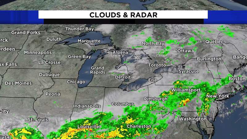 Metro Detroit weather: Heat breaks, some rain chances linger