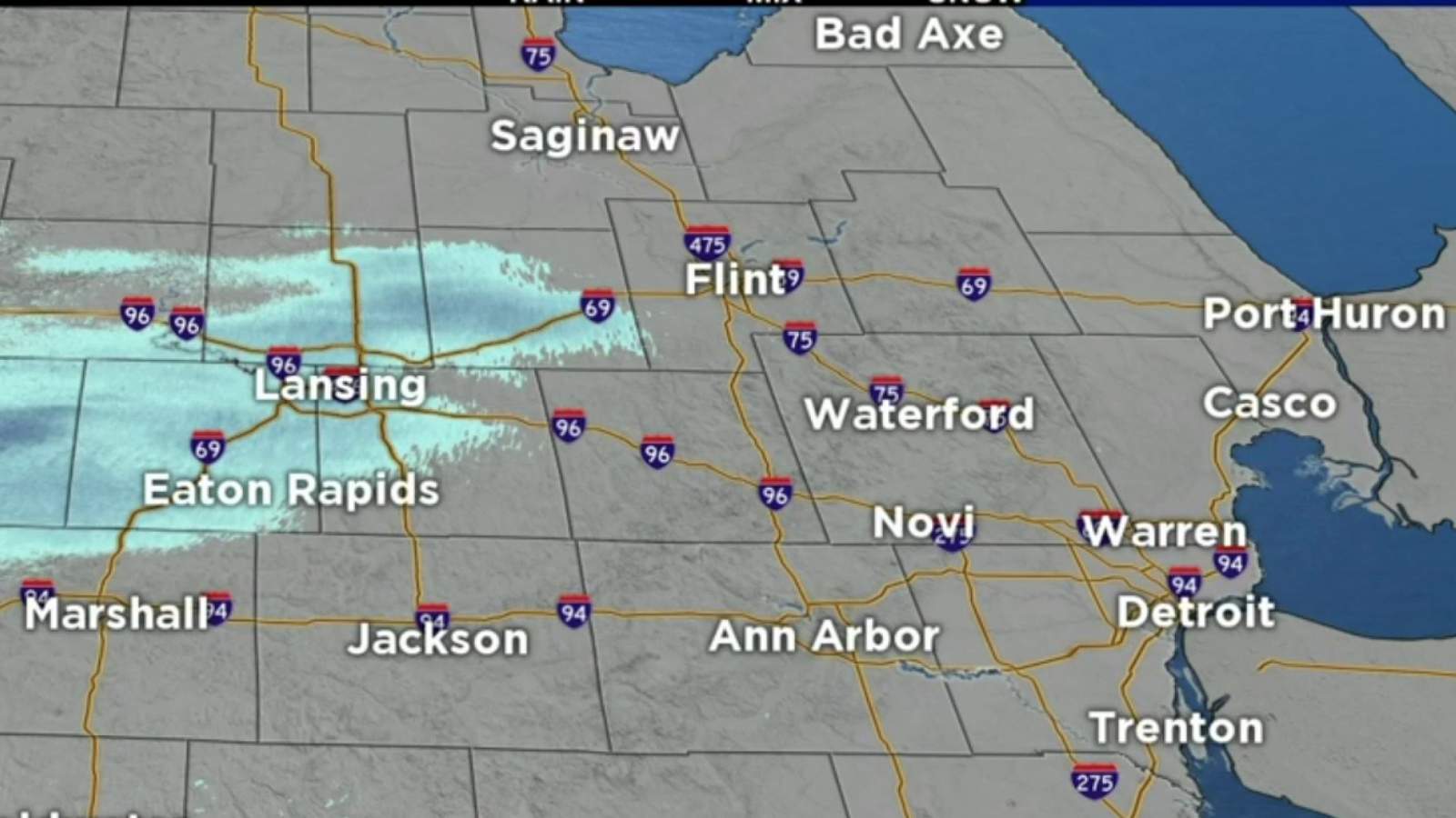 Metro Detroit weather: Light snow accumulations on the way