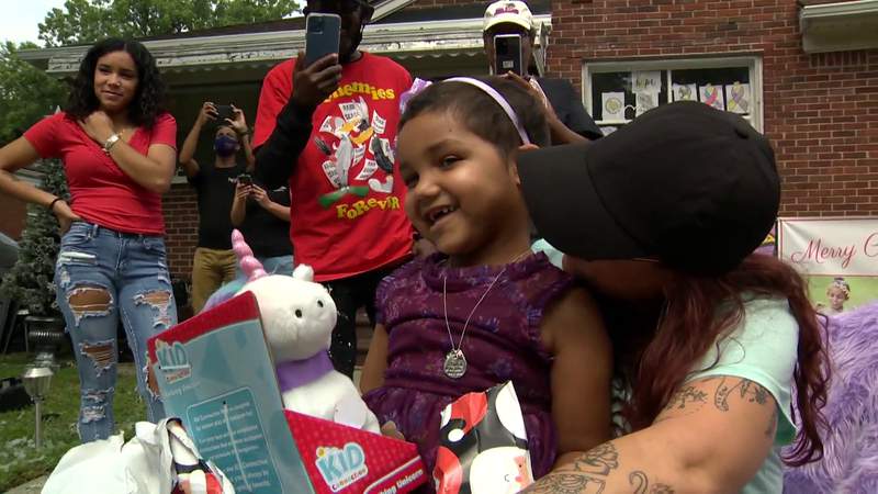 Christmas celebration held for 5-year-old Inkster girl in hospice care