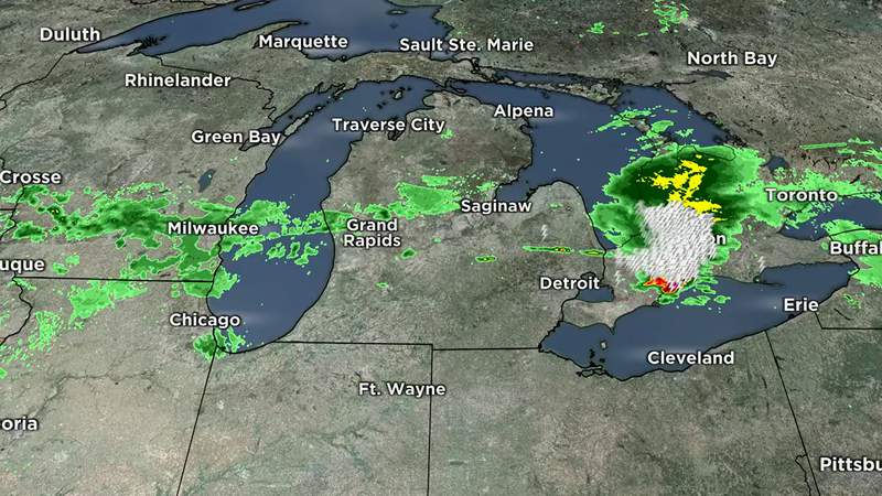 Live weather radar and updates: Showers and storms expected in Metro Detroit