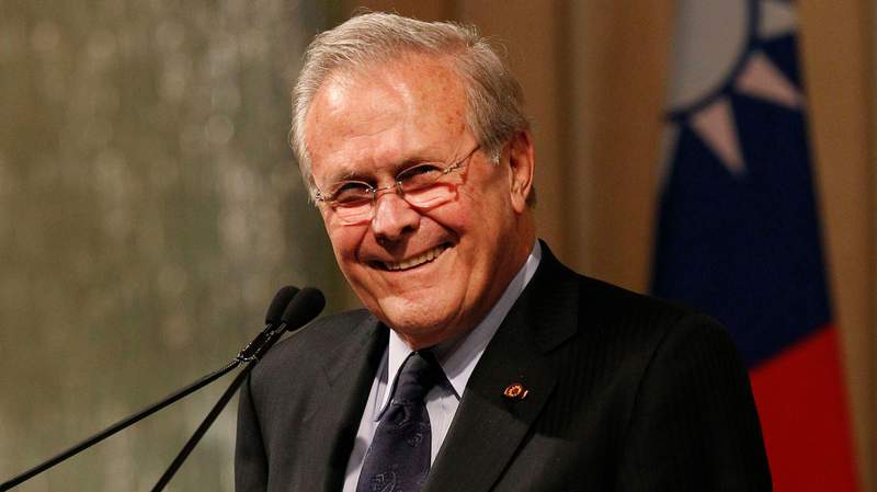 Donald Rumsfeld, former US Secretary of Defense, dies at 88