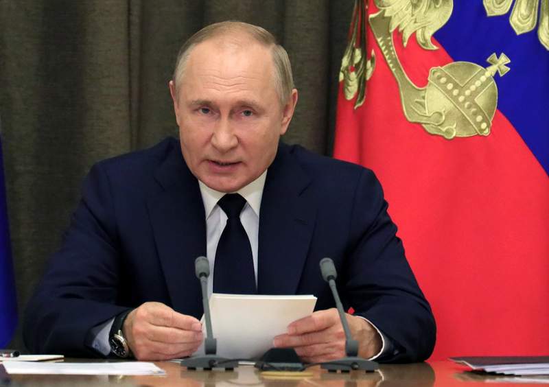 Putin: Russia must build up defenses in view of NATO moves