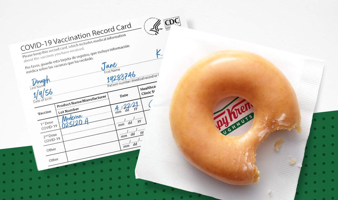 Have you been vaccinated? Krispy Kreme giving away free doughnuts for showing COVID vaccination card