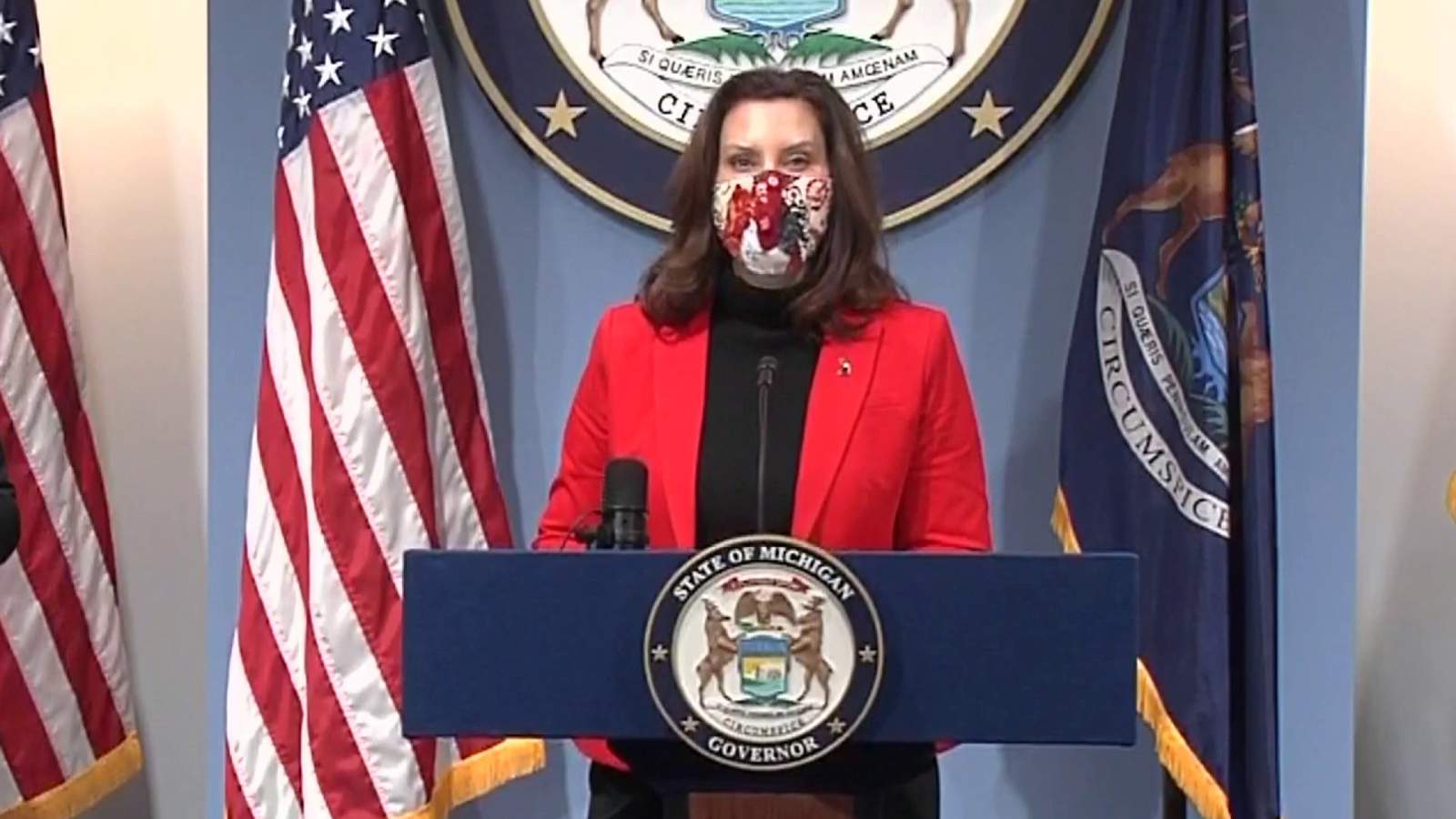 Gov. Whitmer says Michigan’s tighter restrictions are reason for improved COVID situation