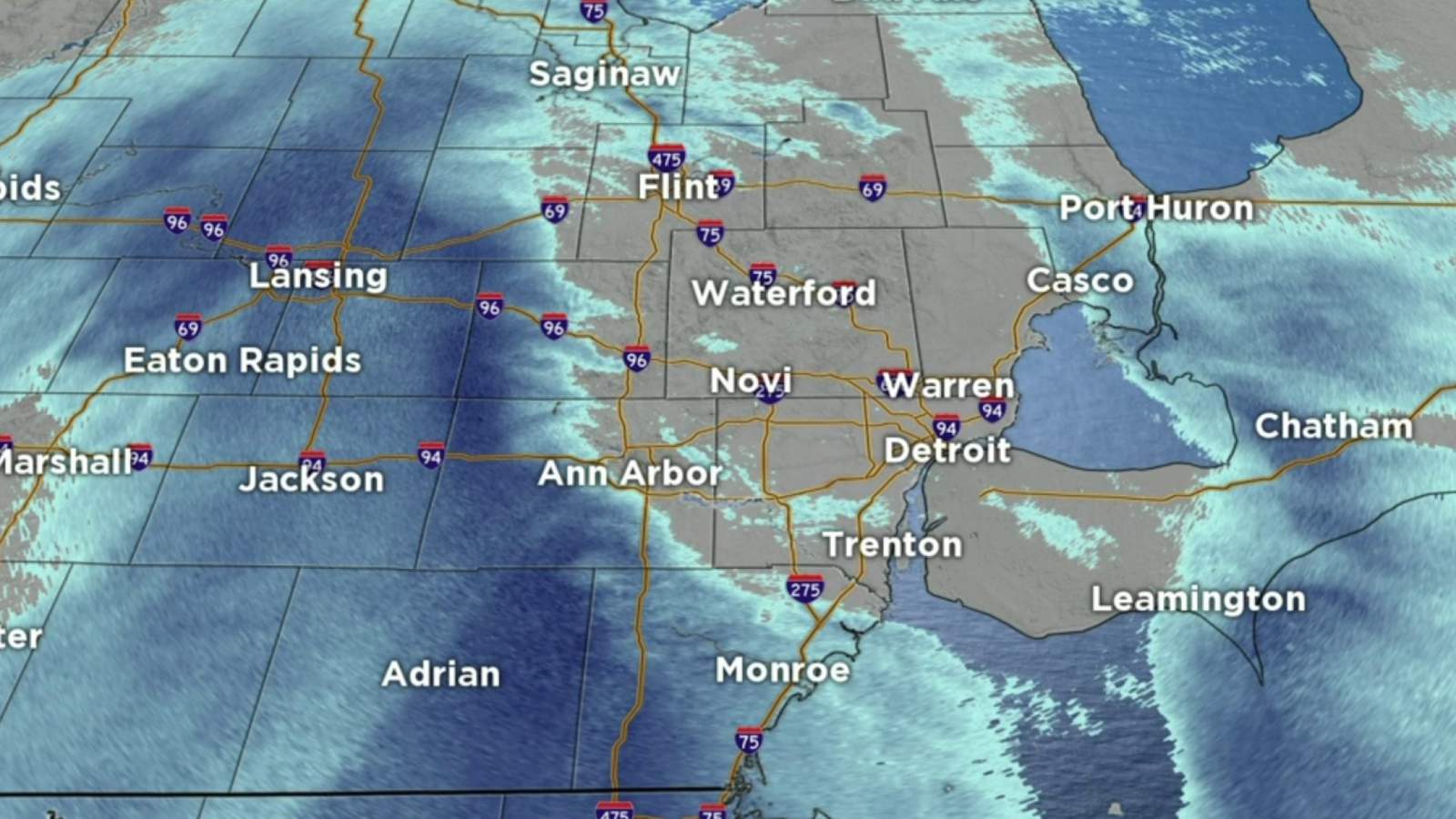 Metro Detroit weather: Snow arriving Sunday night, slippery Monday morning ahead