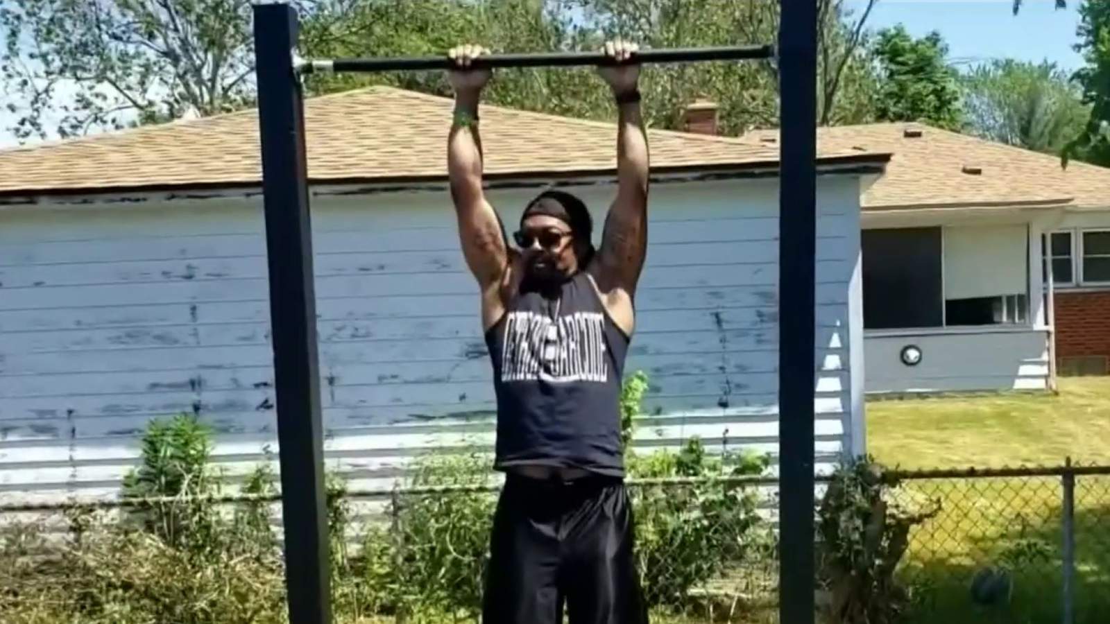 This Detroiter is raising money by building backyard gyms!