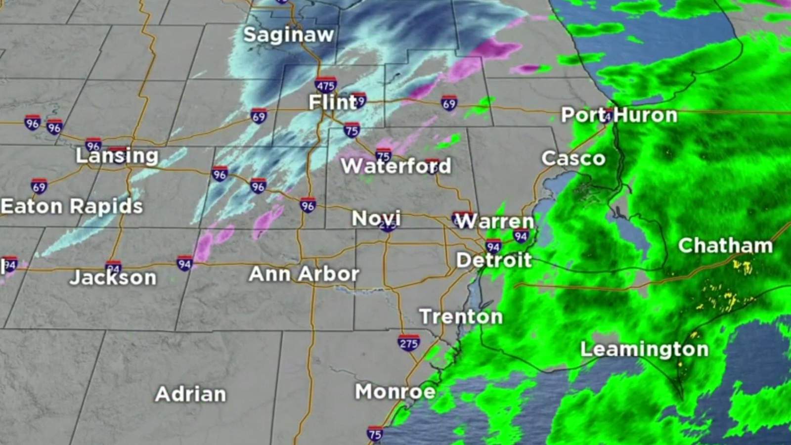 Metro Detroit weather: Wet and slick start for final Saturday of February