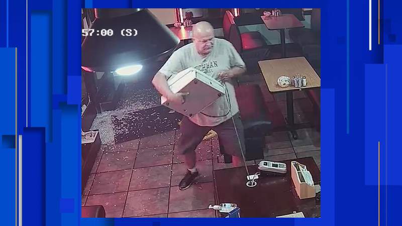 Man uses landscaping rock to break into Southgate restaurant, police say