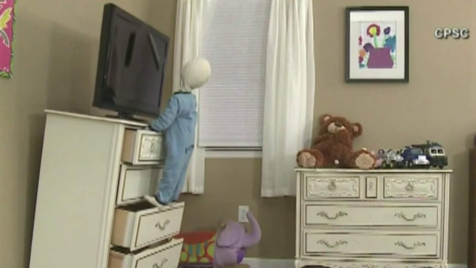 ‘Anchor it’: Tips to protect children from furniture, TVs tipping over