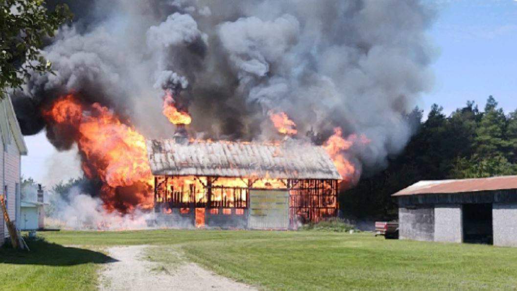 2 dead in Alpena Township building fire