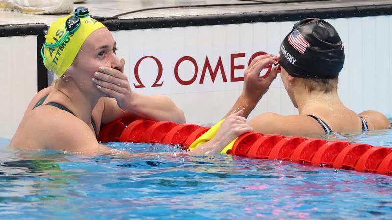 Rematch set: USA's Ledecky, Australia's Titmus advance to 200m freestyle final