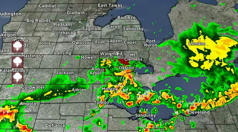 Metro Detroit weather alert: Severe thunderstorm warnings issued for 6 local counties