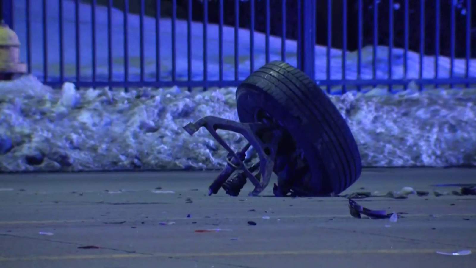 Detroit police: Man falls asleep driving, strikes police cruiser