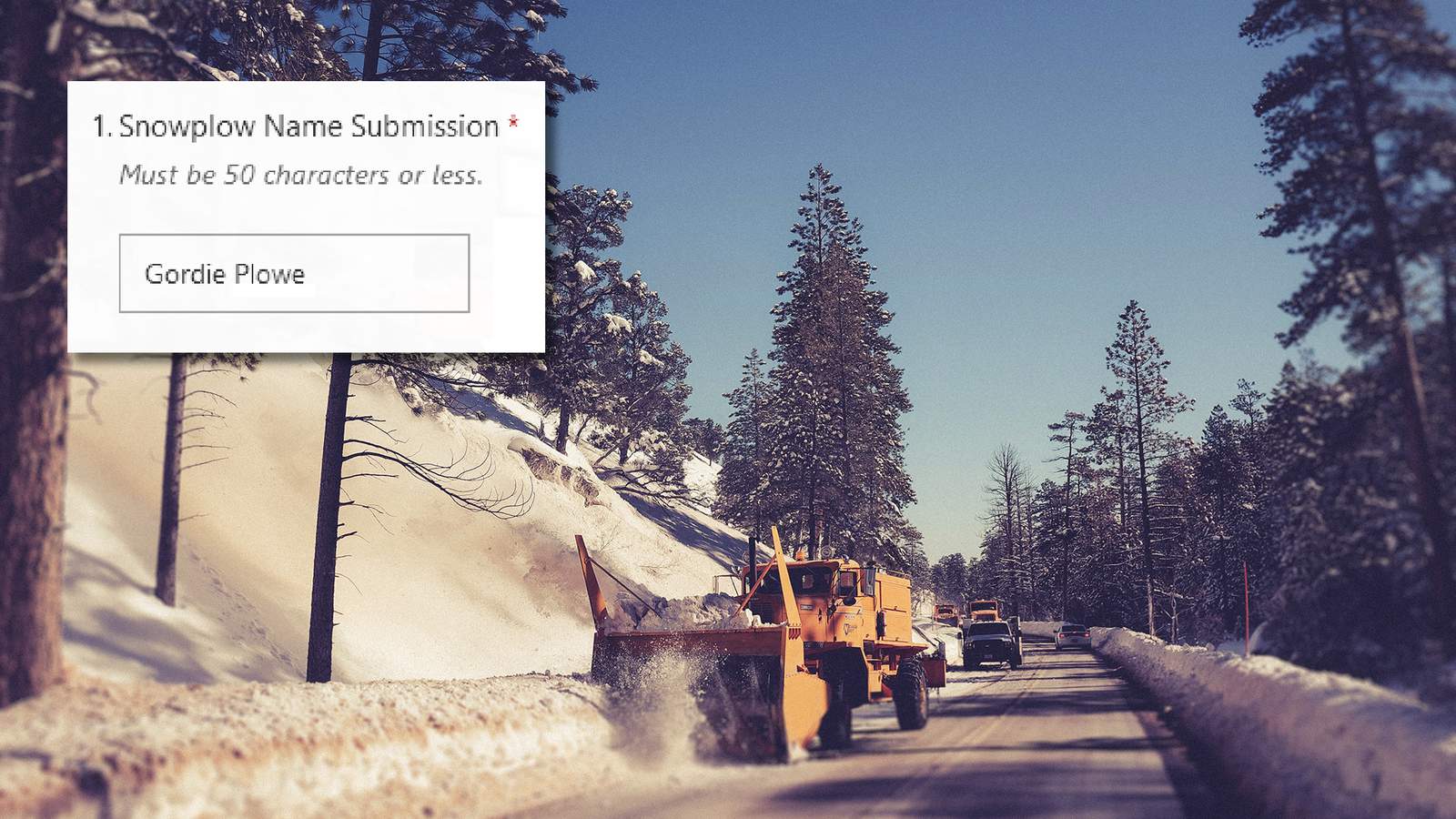 It’s snow laughing matter -- MDOT asks residents to help name snowplows