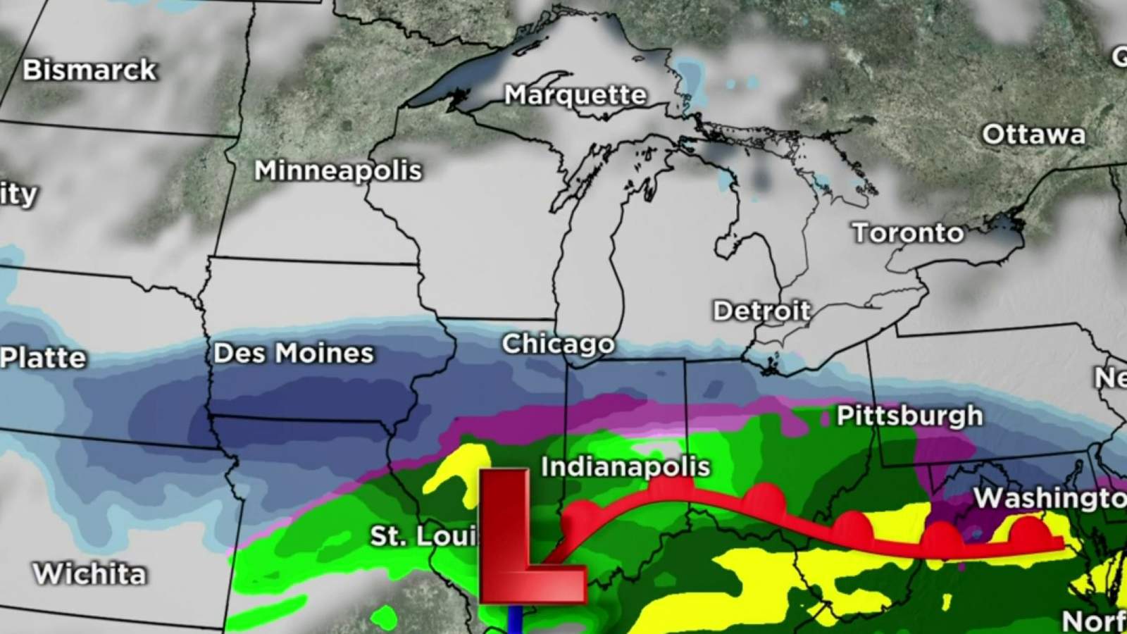 Metro Detroit weather: 2 light snow chances this weekend, then a significant snowstorm