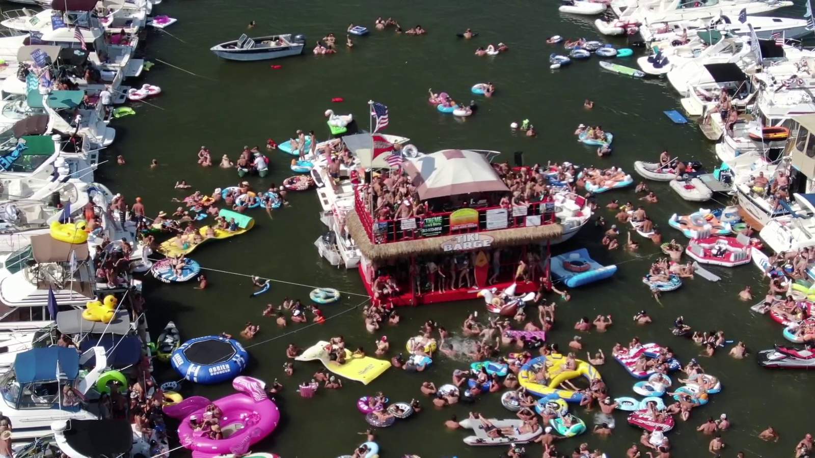 16th annual Raft Off event on Lake St. Clair held despite pandemic