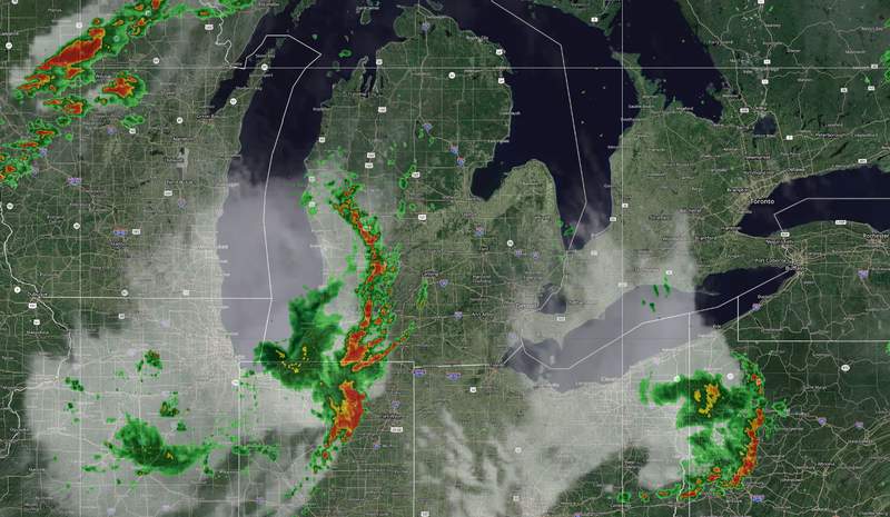 Live Michigan weather radar -- view here
