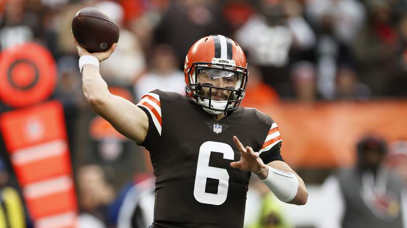 Browns' Mayfield expects to play again with shoulder injury