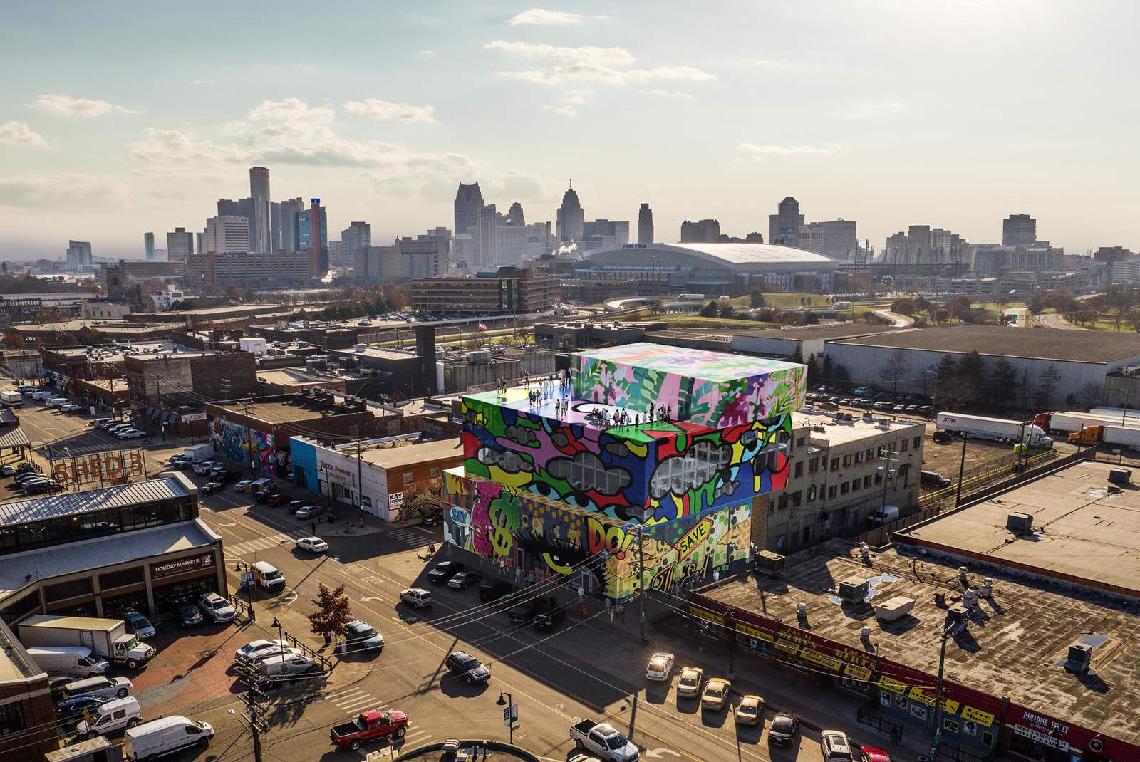 ‘Glass Mural’ office, retail building planned for Detroit’s Eastern Market