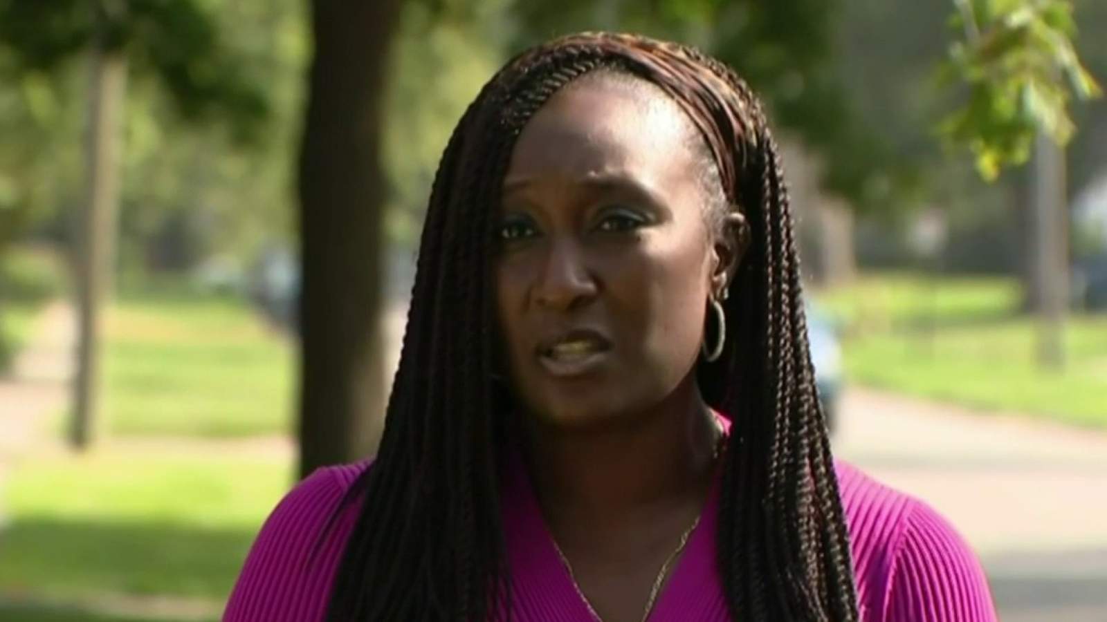 Hear from mother targeted with violent, racial threats by man she met through Taylor church program
