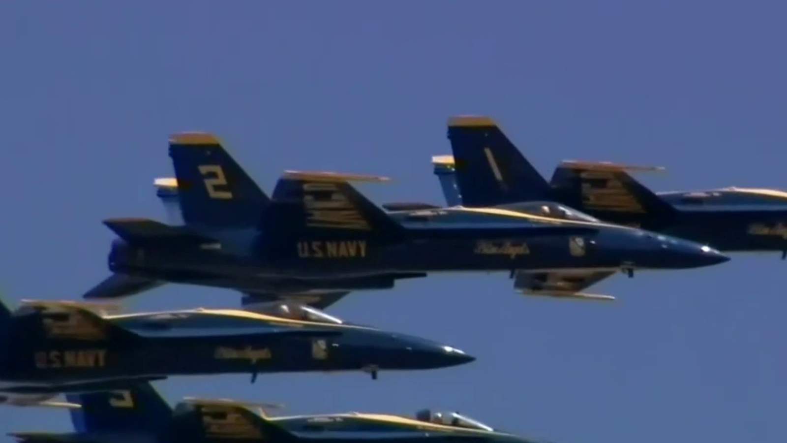 Blue Angels fly over Metro Detroit to honor frontline workers amid COVID-19 pandemic
