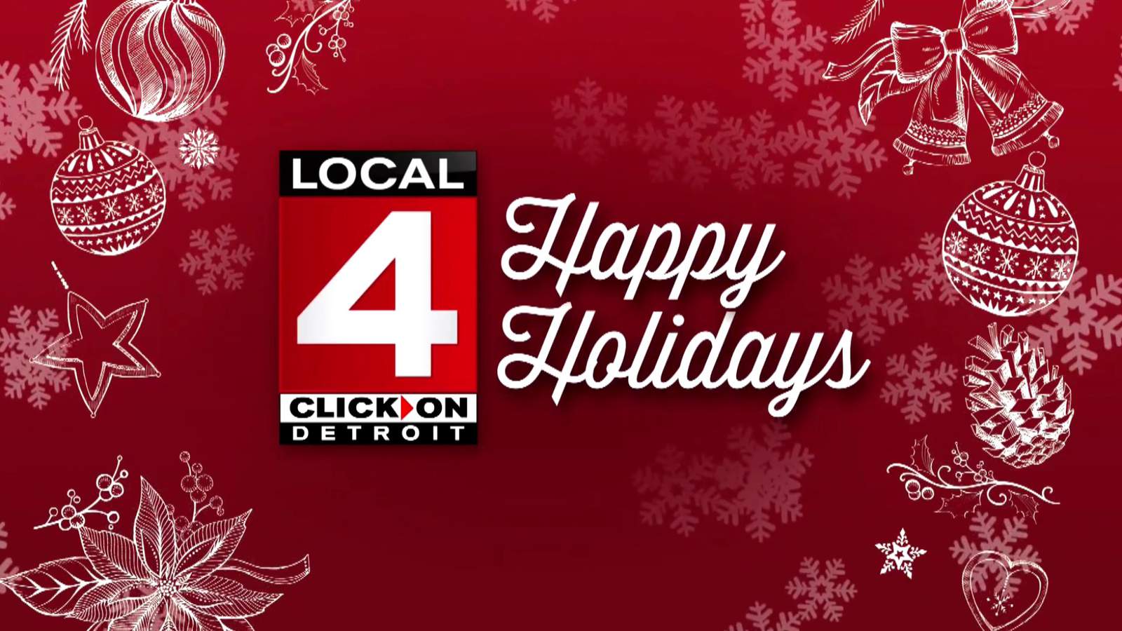 VIDEO: Happy Holidays from Local 4 News and ClickOnDetroit!
