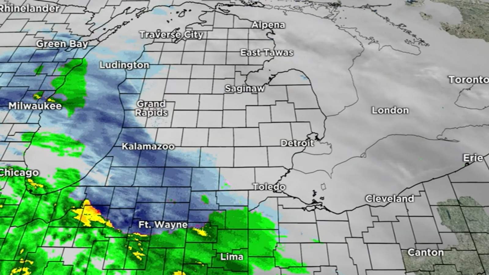 Live Michigan weather radar: Snow, wintry mix in forecast